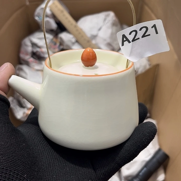 瓷片茶摆件工艺品摆件666