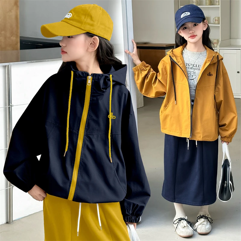 女童秋季新款字母休闲外套20爆款时尚潮流可爱甜美洋气女儿童套装