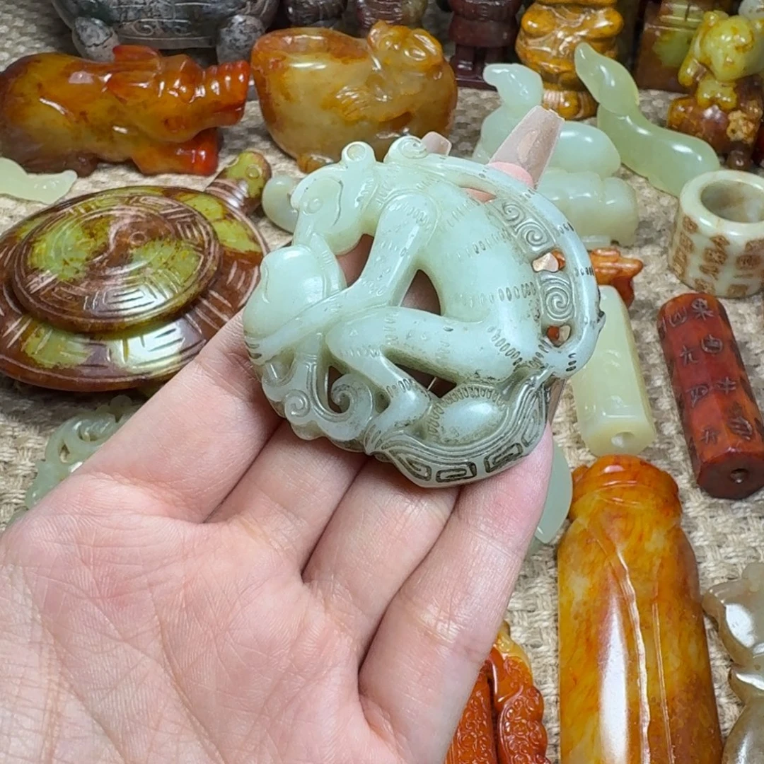 白玉菩提吊坠挂件