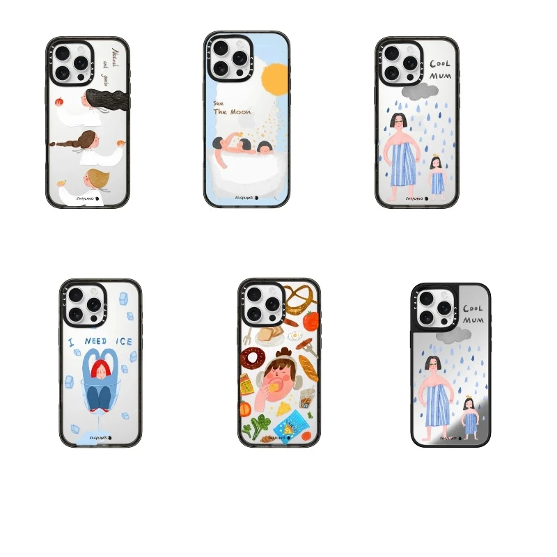 CASE插画师新苹果16适用iPhone15手机壳明星创意潮牌14防摔13保护
