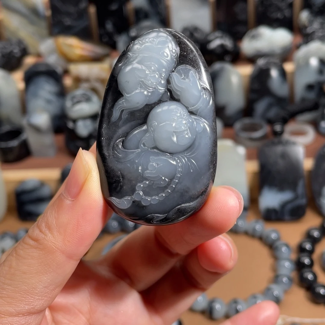 未镶嵌和田玉把件