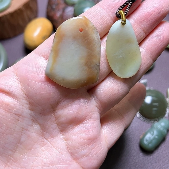 岫岩河磨玉（透闪石质玉）手绳未镶嵌