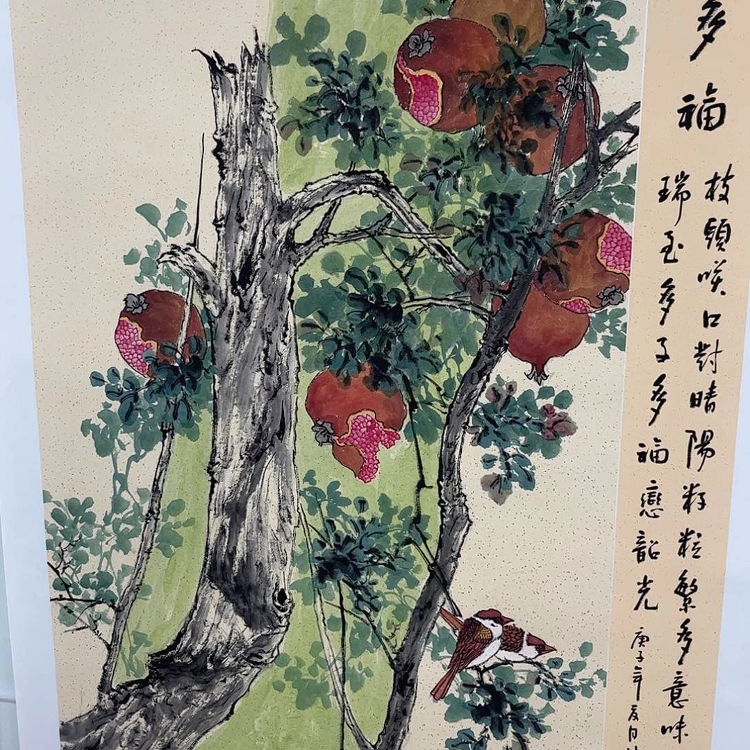 国画纯手绘宣纸国画作品