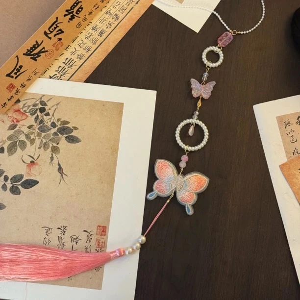 粉色【暮成雪】华丽项圈古风汉服配饰