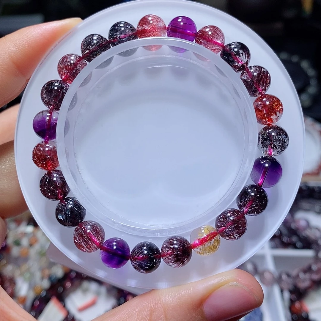 未镶嵌水晶手链黑加仑