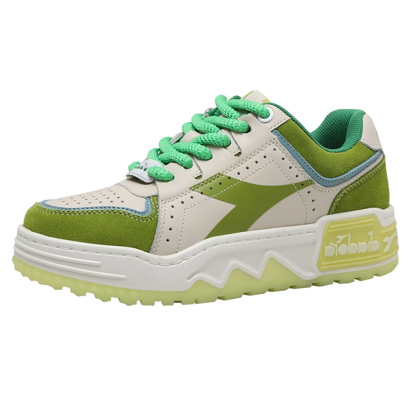 迪亚多纳潮流透气四季厚底休闲板鞋百搭运动鞋增高夏季时尚潮鞋