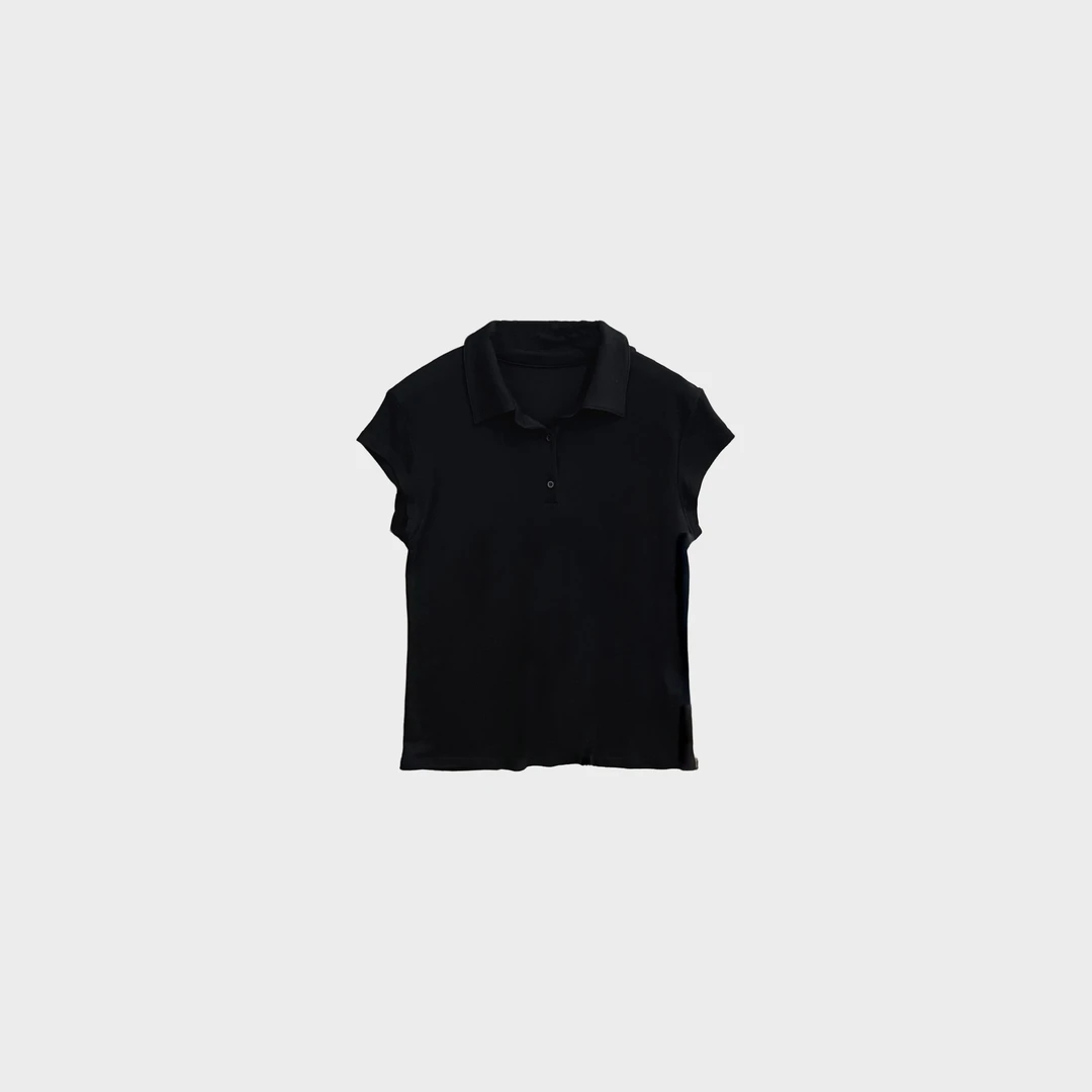 潇潇studio - 25新款羊毛POLO衫凉爽透气短袖