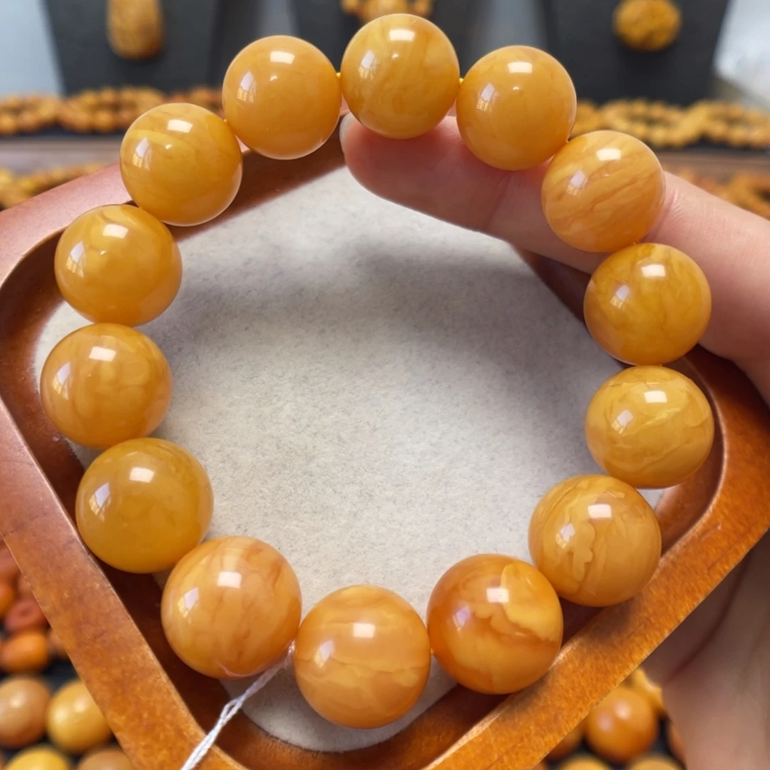 蜜蜡未镶嵌手链蜜蜡