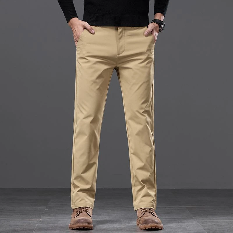 2025年新款秋冬季男士轻奢休闲宽松直筒商务时尚百搭舒适休闲裤子