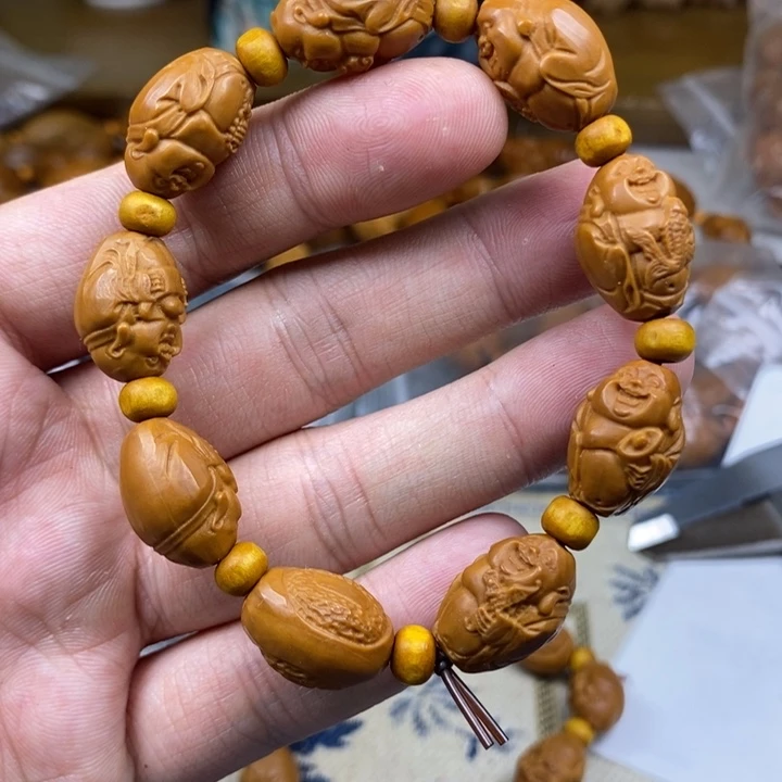 橄榄核手串/手链橄榄核雕工艺手串