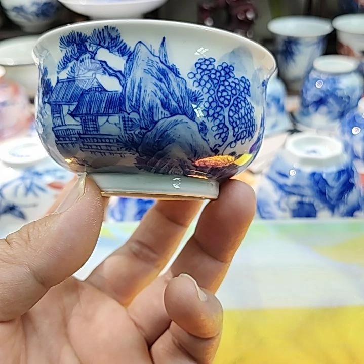 景德镇手工手绘陶瓷杯子