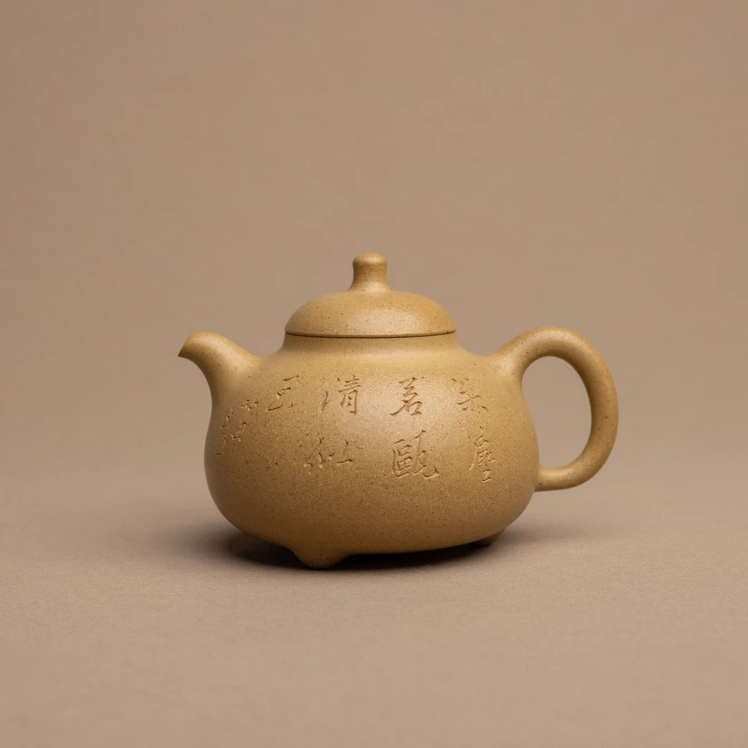 【三足乳鼎】240cc 段泥 全手工小品紫砂壶