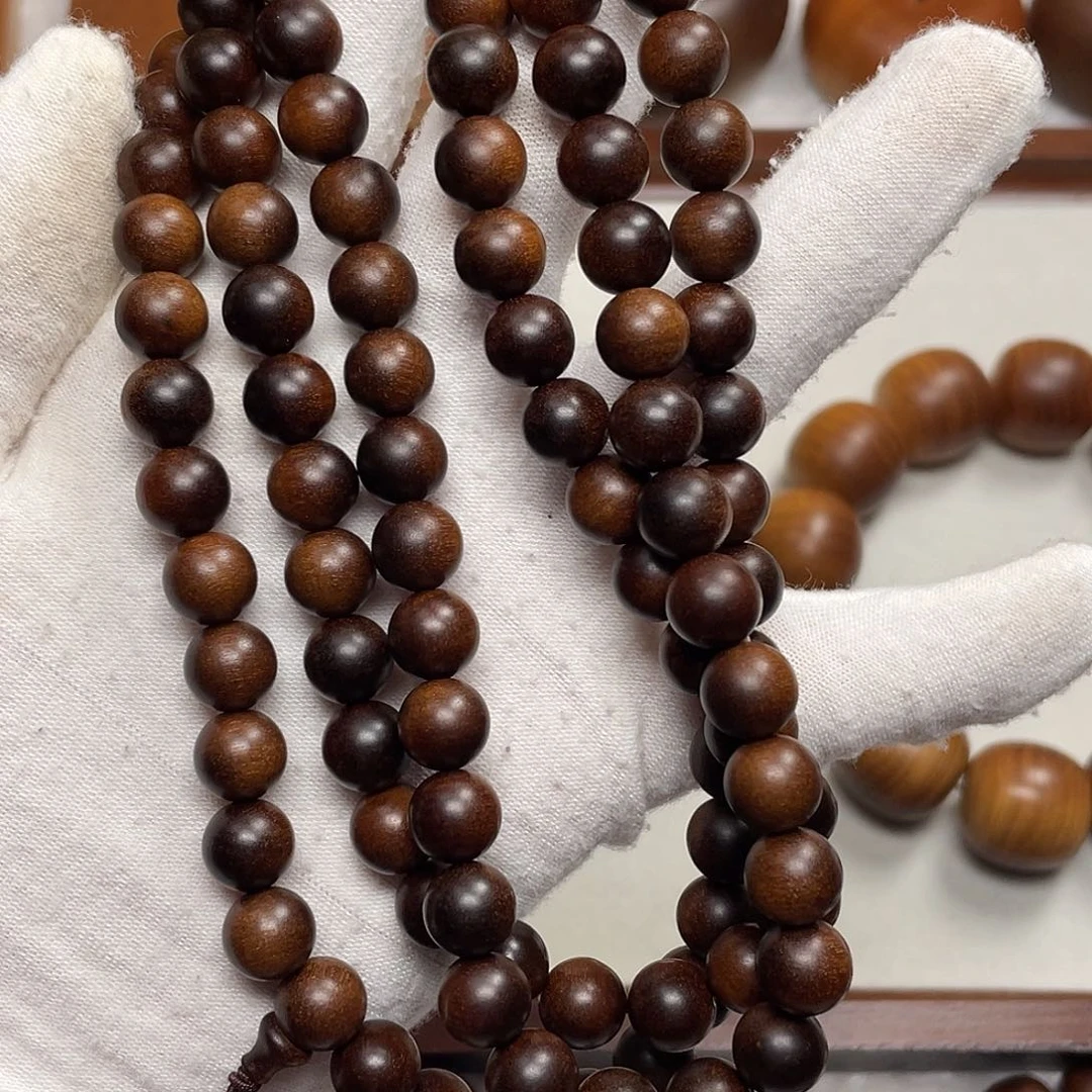 ”***o檀香木108×0.9，焦糖