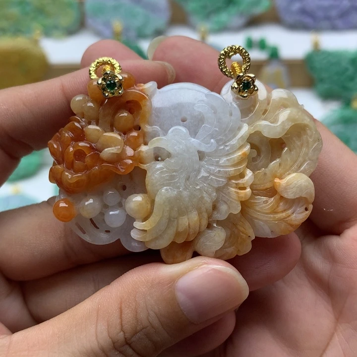 颈饰未镶嵌翡翠翡翠