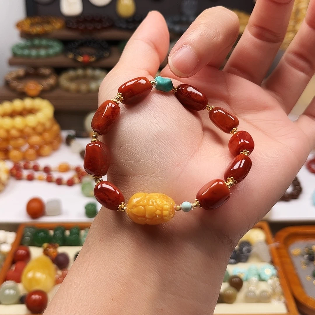 南红玛瑙1未镶嵌南红单圈