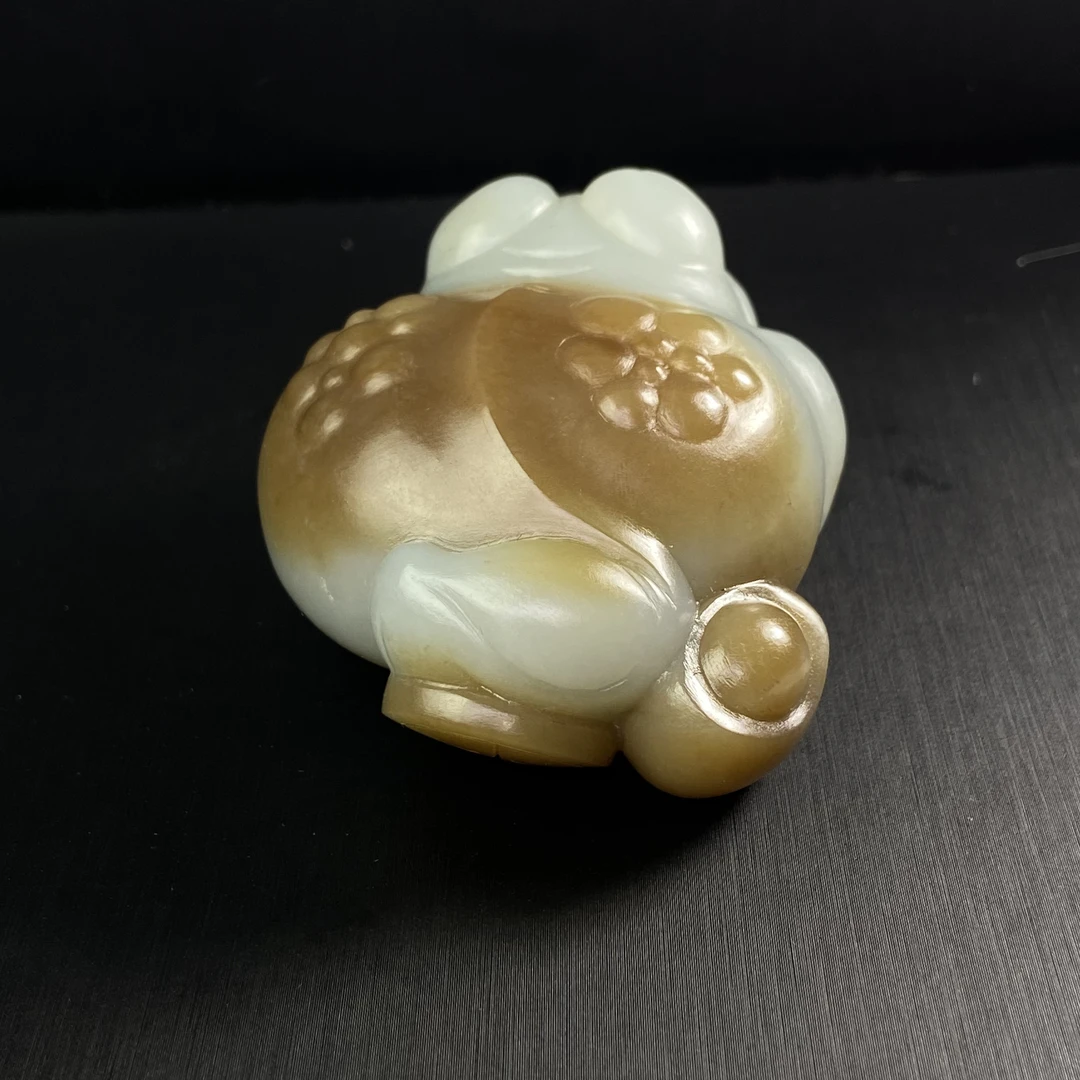 QW5020LC 和田玉 糖背驮月/朵云轩