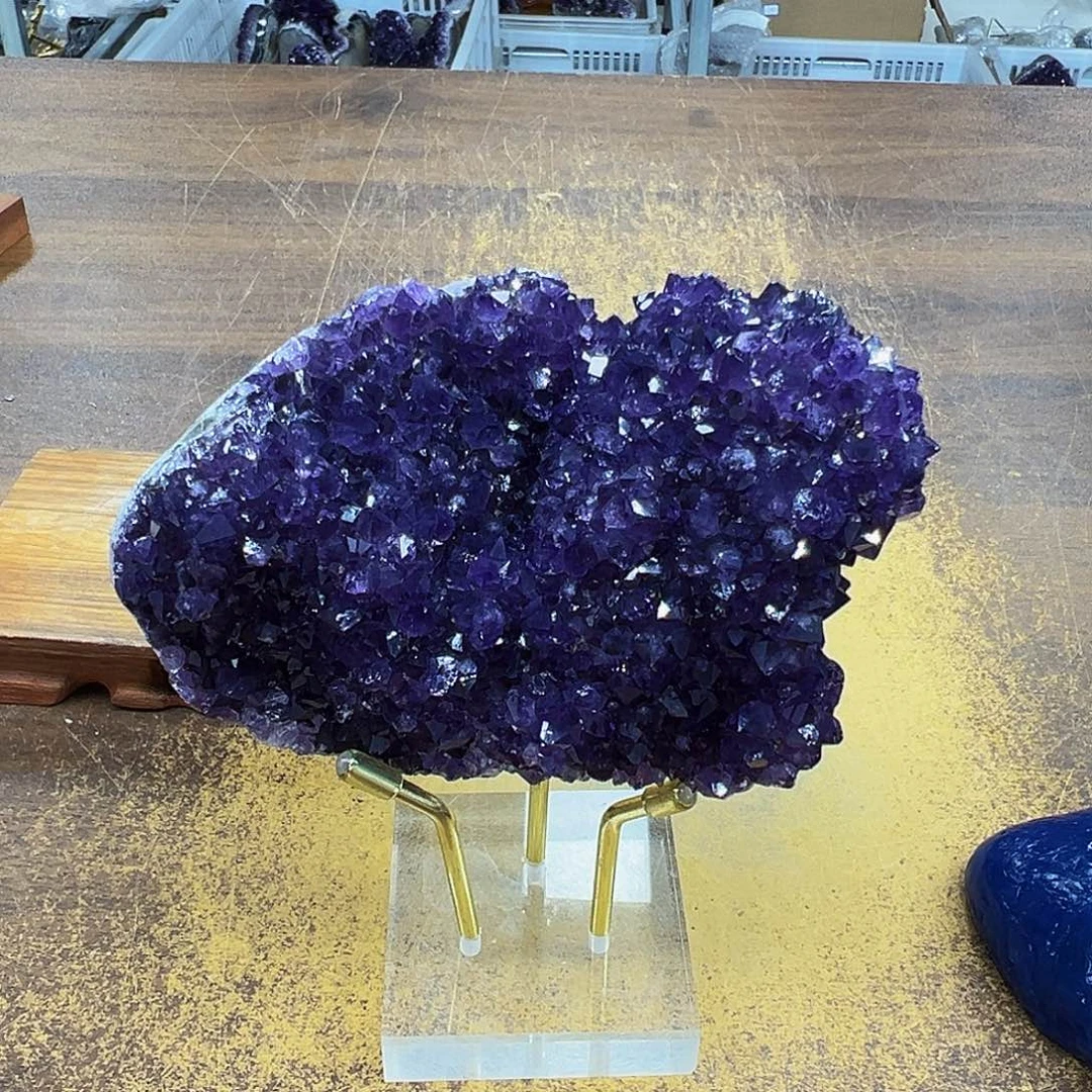 紫晶摆件未镶嵌晶体