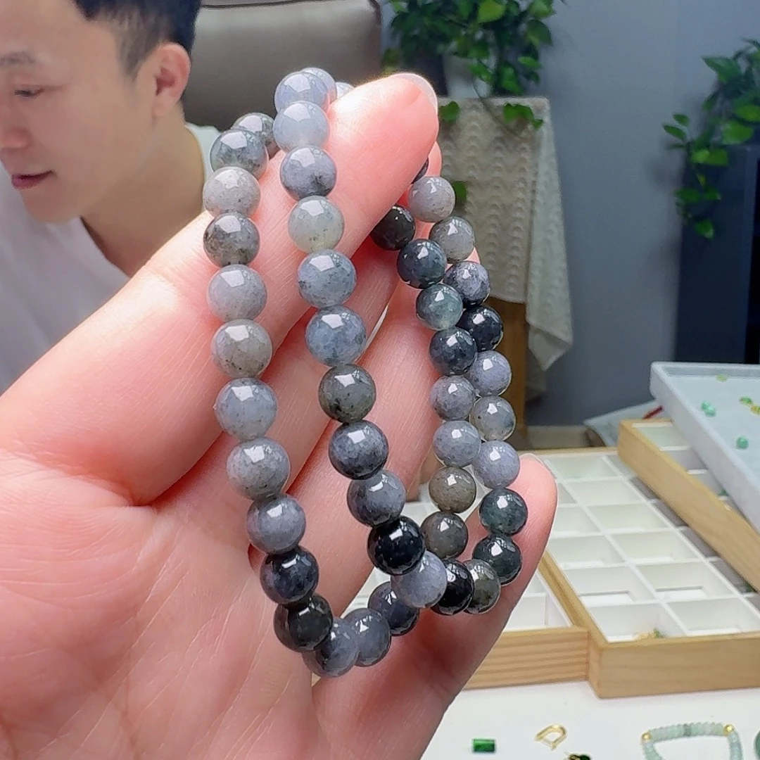 翡翠未镶嵌手链多样性发货其一