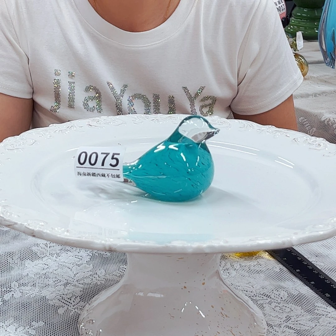 0075鸟 家悦琉璃摆件