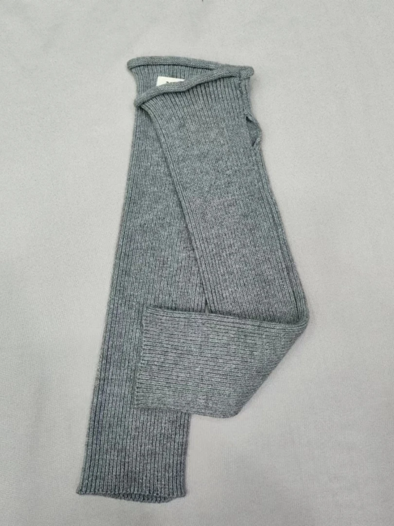 1213手袖  时尚个性百搭纯色袖口布标 卷边设计 袖套 手袖