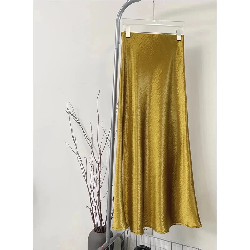 《盈盈家》高品质缎面半身裙