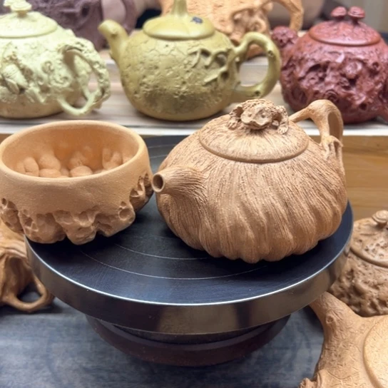 茶壶紫砂全手工制作