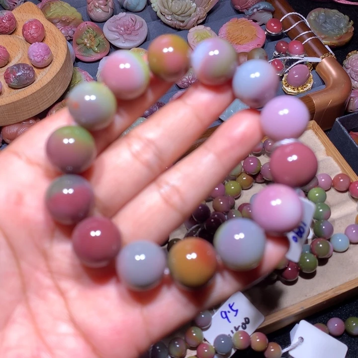 玛瑙/玉髓未镶嵌手链盐源玛瑙