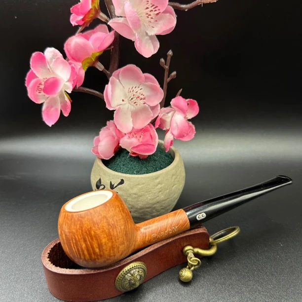 cc海泡石内胆光面王子石楠木烟斗