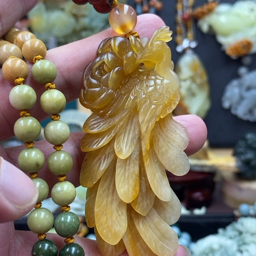 【闪购商品】蛇纹石玉吊坠未镶嵌