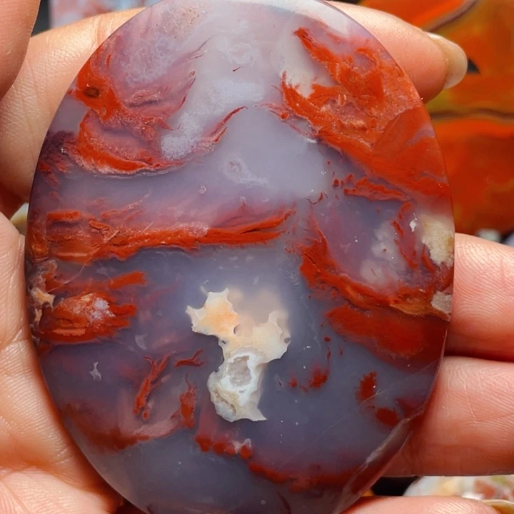 玛瑙/玉髓未镶嵌战国红玛瑙挂件优*