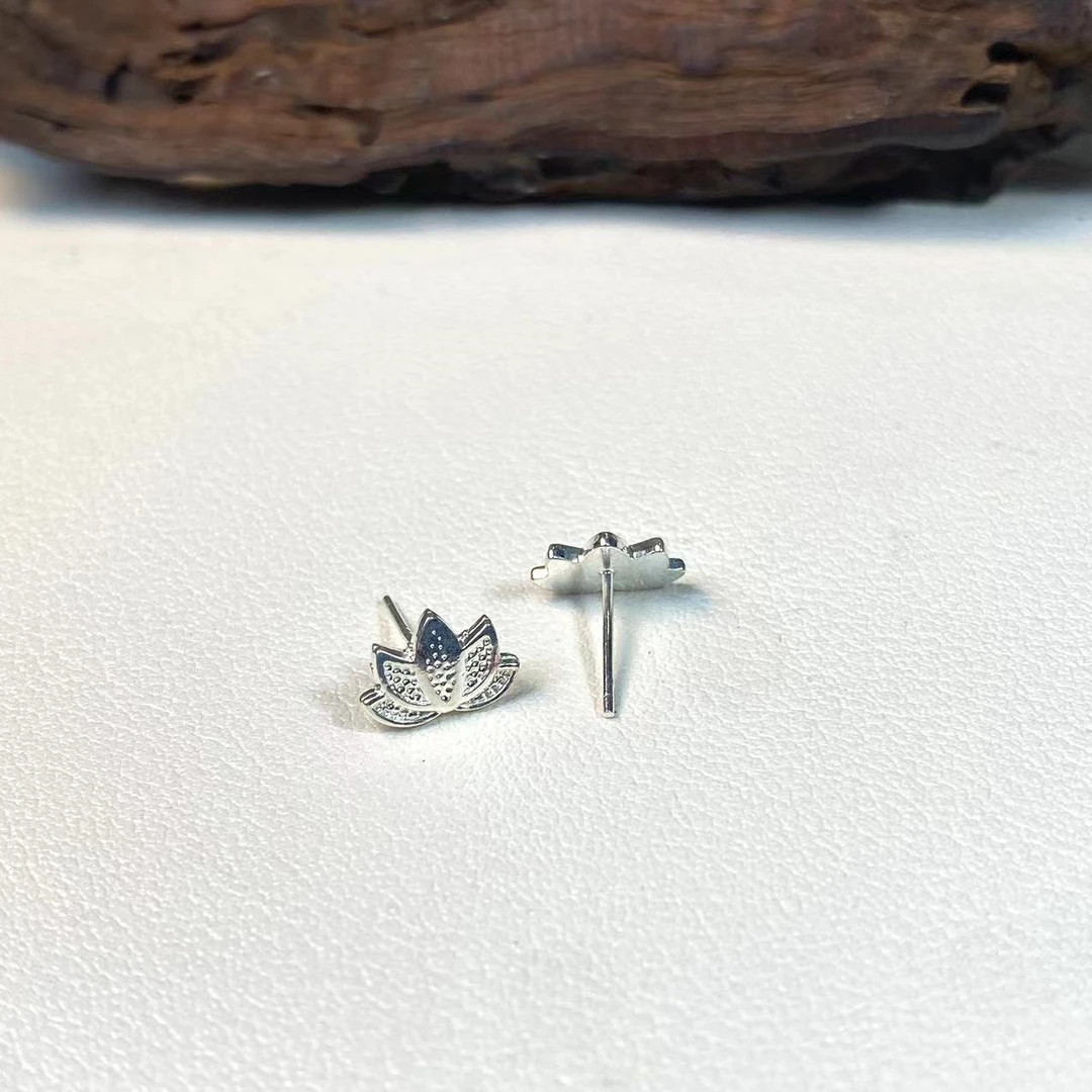 足银耳饰 【铭记珠宝】足银耳钉一对11-DM249H97