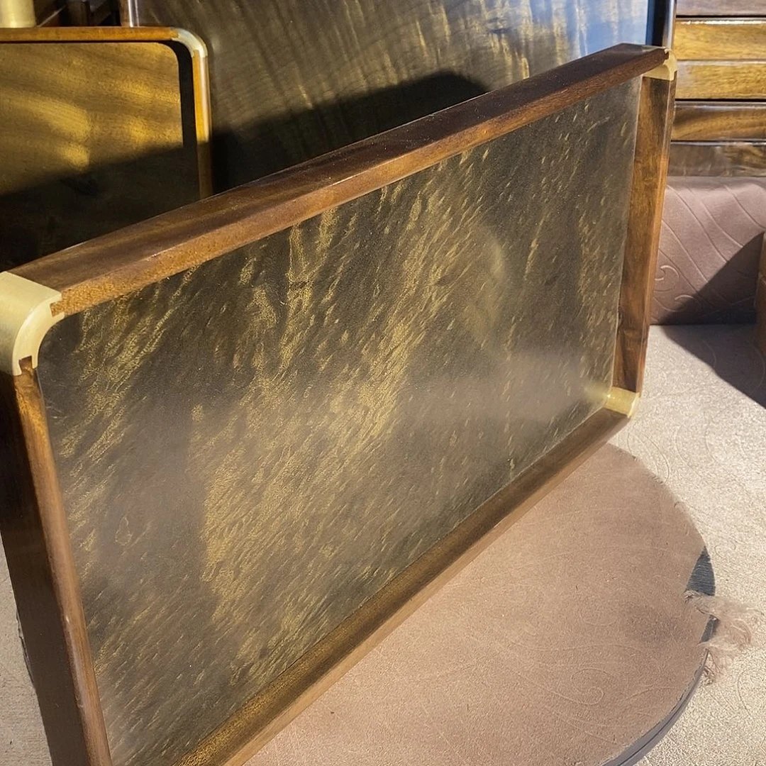 金丝楠鵼*金丝楠木文盘