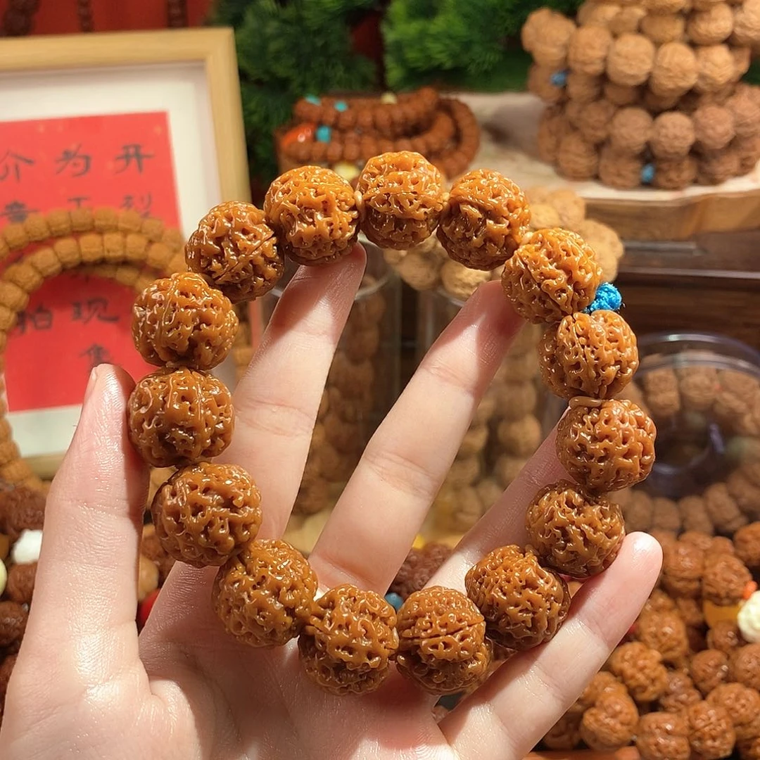 金刚菩提手串205半玉化