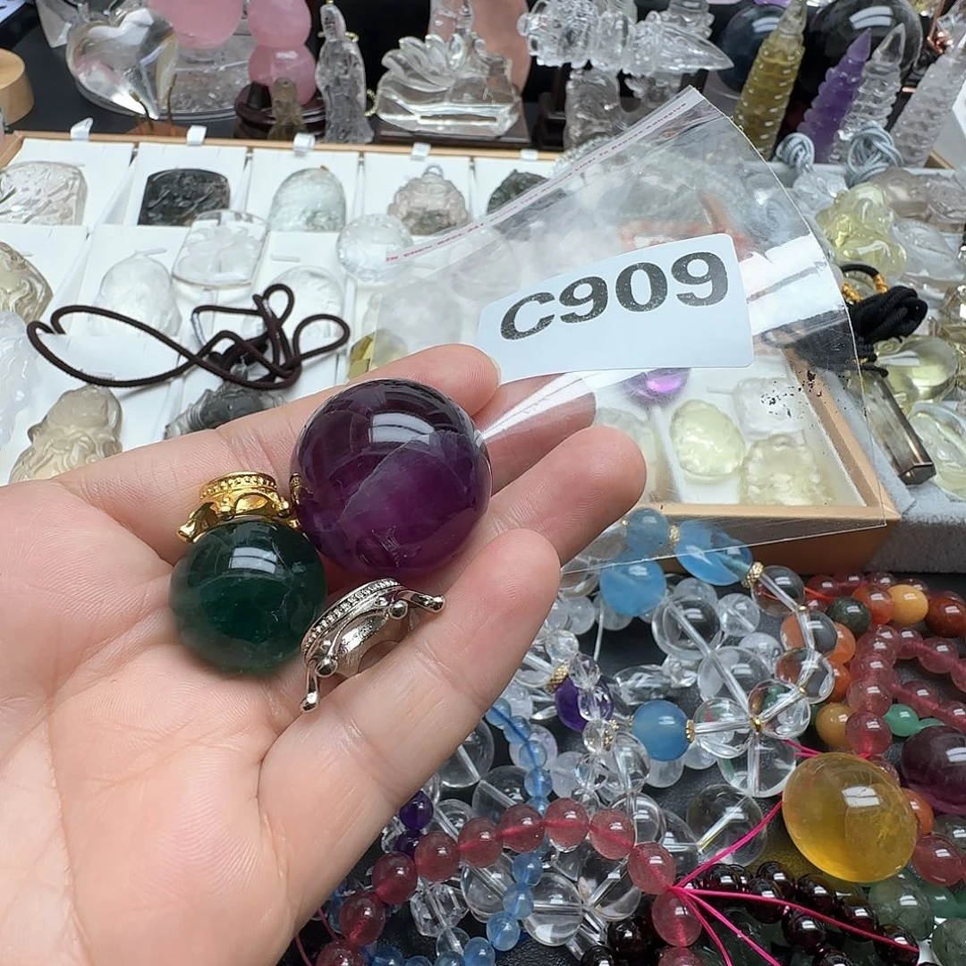 水晶摆件未镶嵌婳*球909