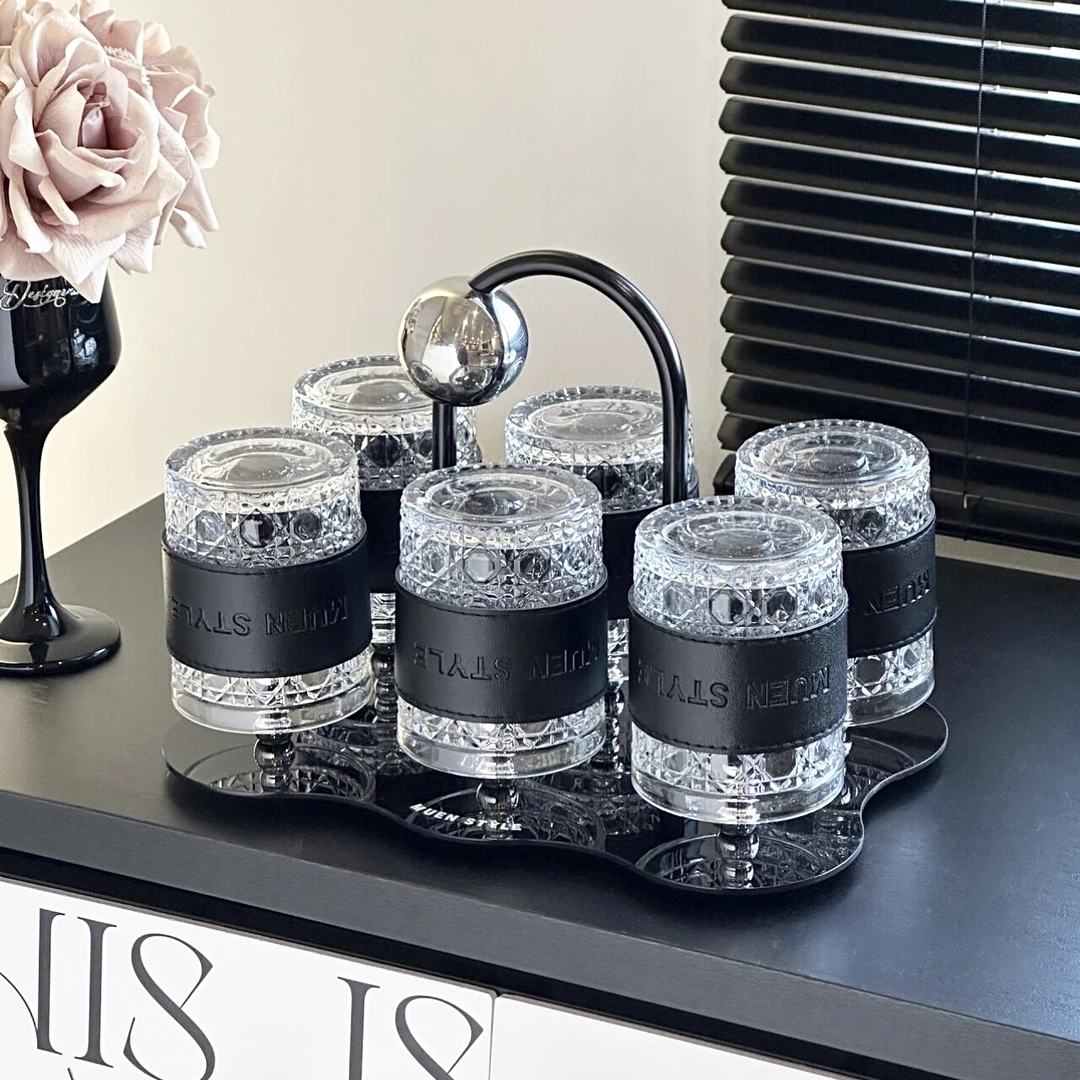 满氛轻奢杯具套装家用客厅茶水具奶油风乔迁新居杯子高级感高档