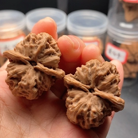 文玩核桃把件观音肚