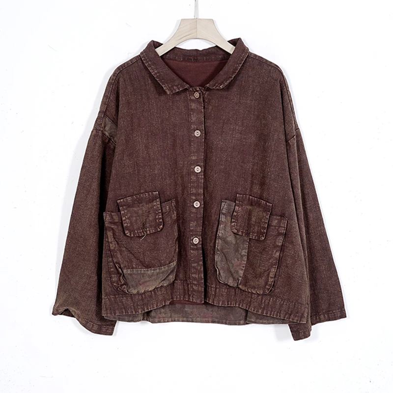 【蓉哥出品】亚麻炒色外套P12