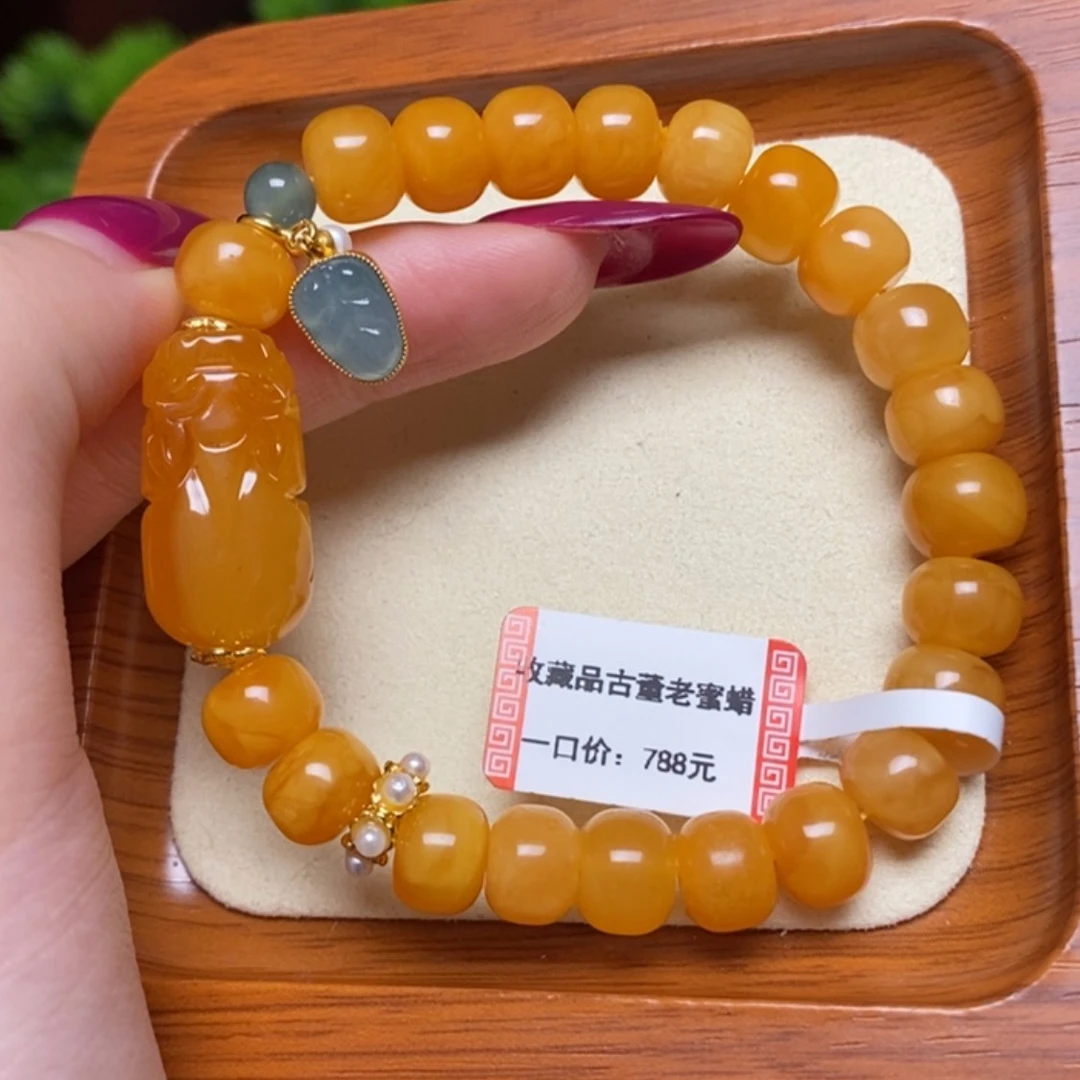 【闪购商品】蜜蜡颈饰未镶嵌手串