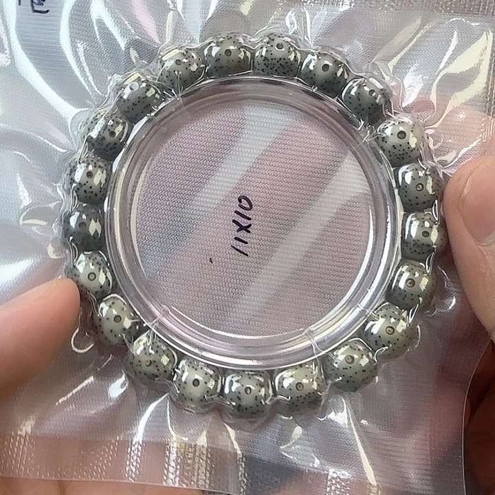 手串星月菩提82星月绿冰