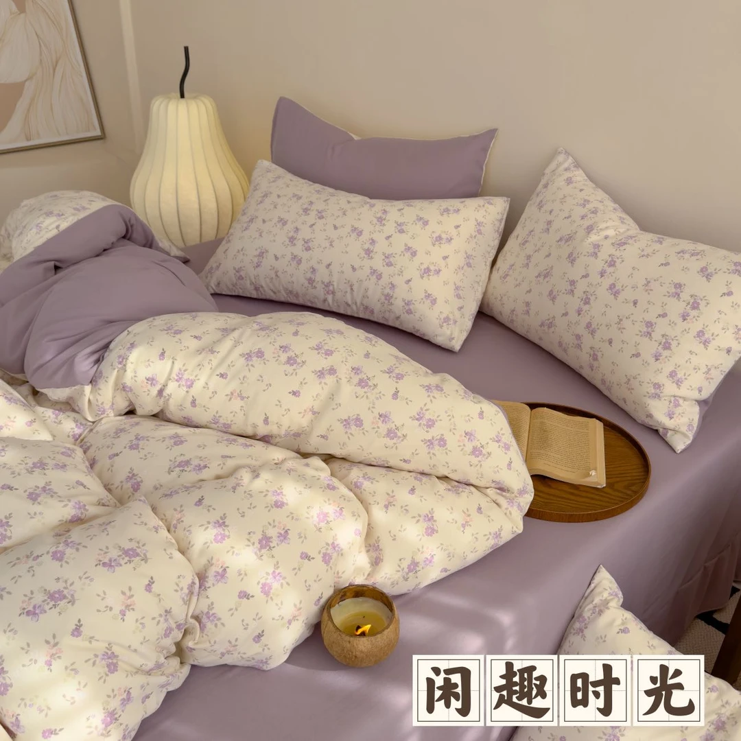 T专柜实体款奢华I裸睡针织棉四件套婴儿内衣A类天竺棉被套床品