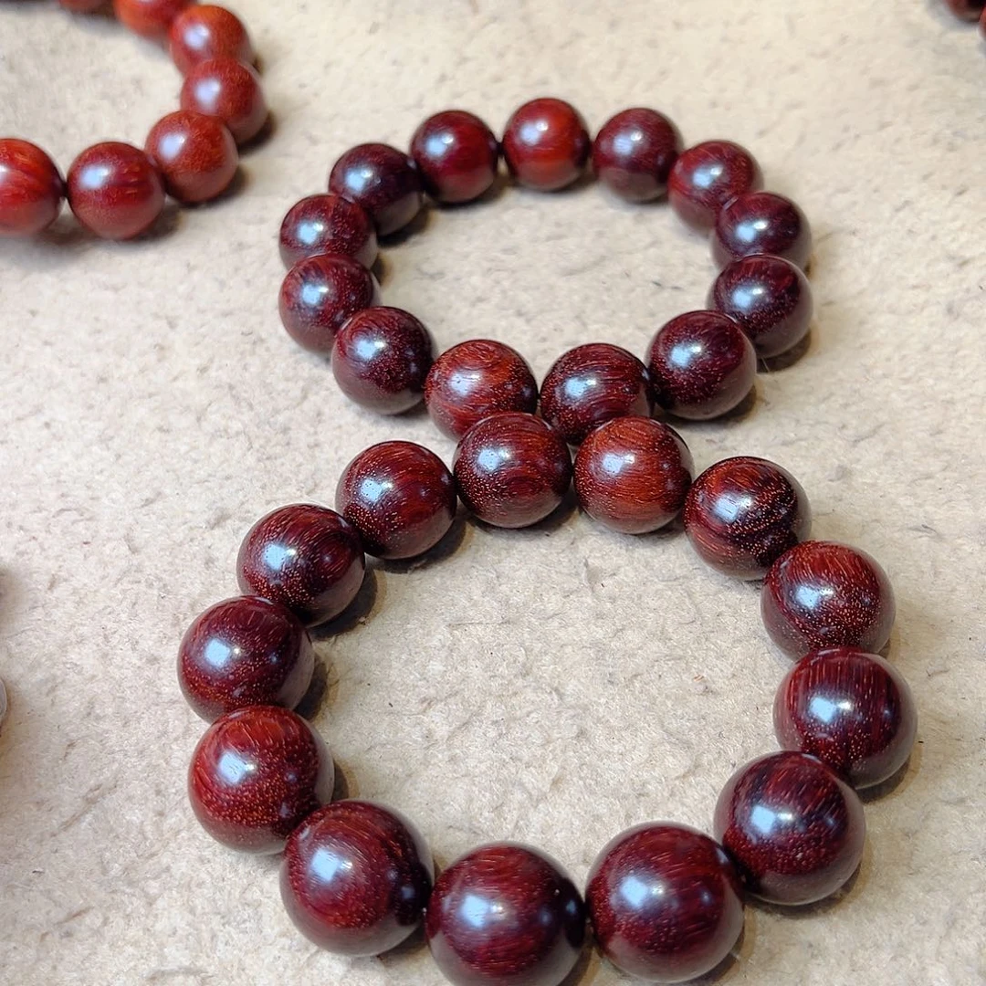 小叶紫檀手串/手链1.8拆房料干磨