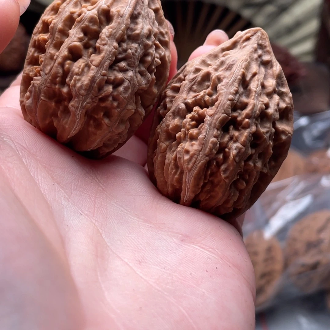 文玩核桃把件楸刀鱼29