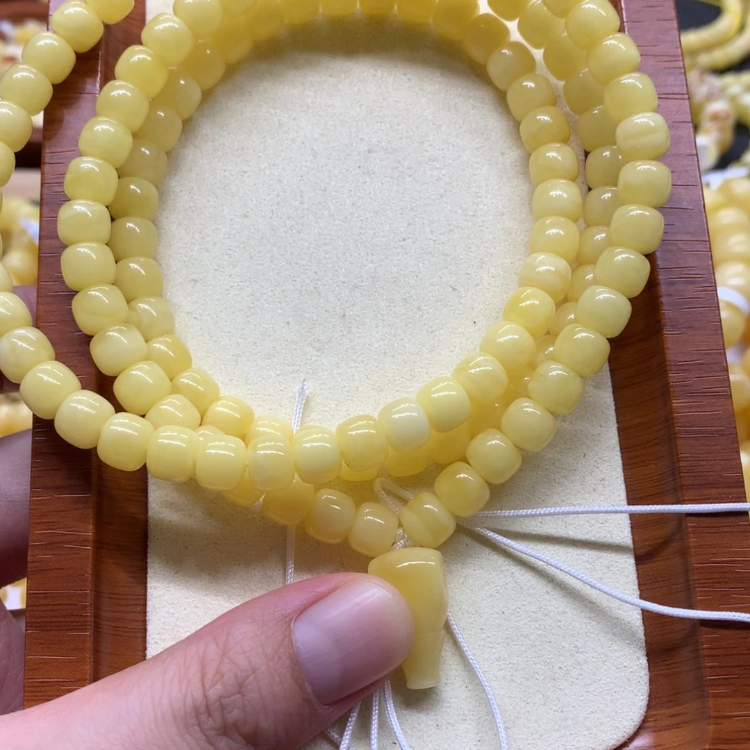 @***影蜜蜡未镶嵌手链蜜蜡