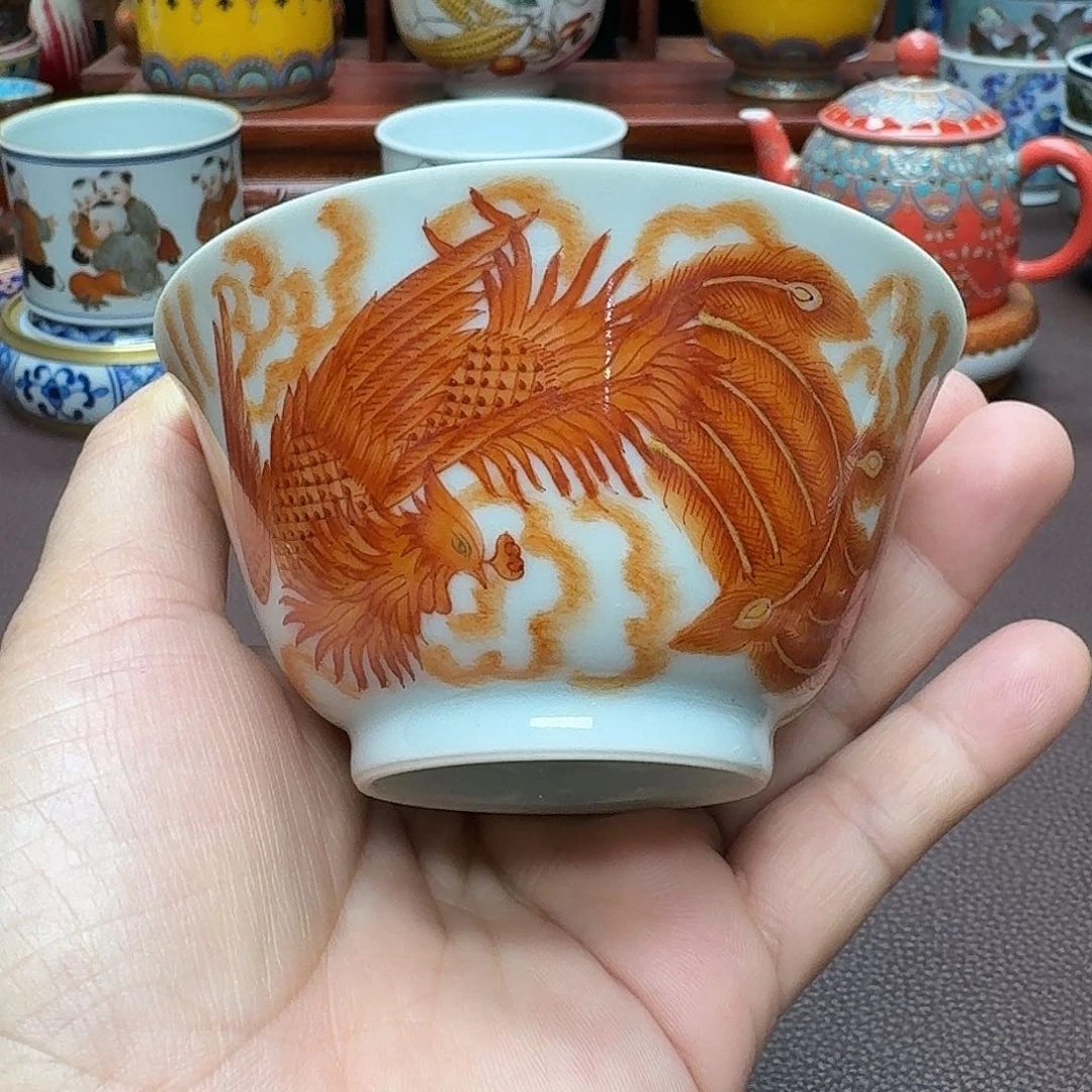 瓷片景德镇仿古手工制作精品展示