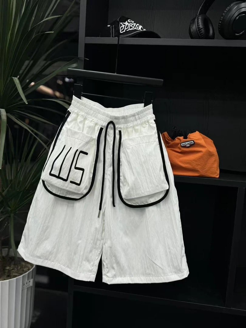 吾2025【Y】5月27日 儿童男童女童白色薄款工装短裤5239-