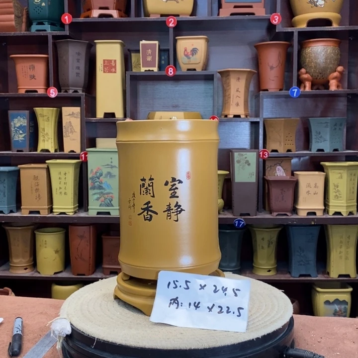 紫砂花盆紫砂花盆