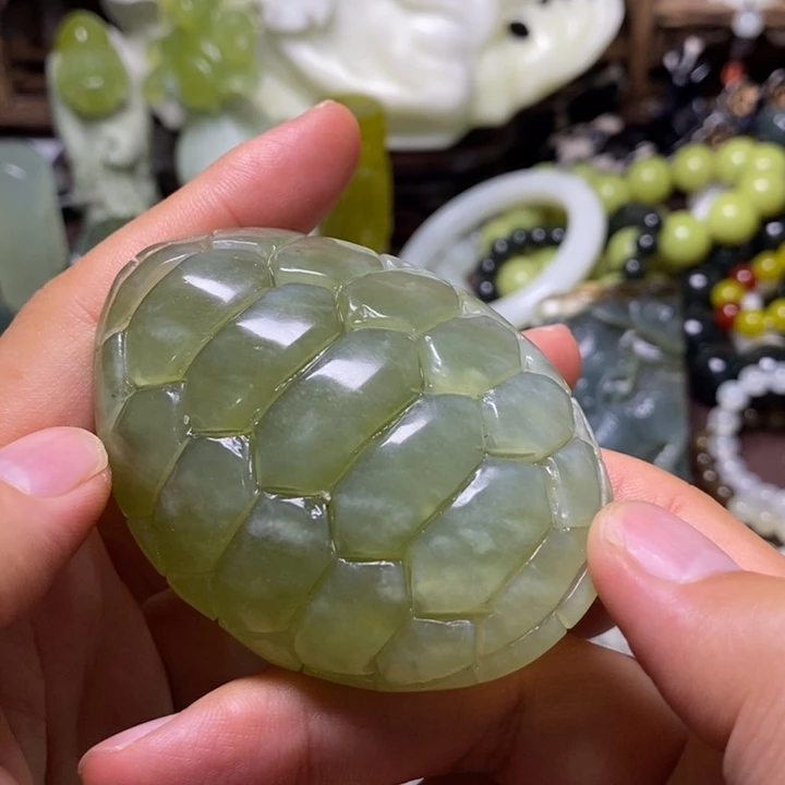 岫玉未镶嵌岫玉颈饰