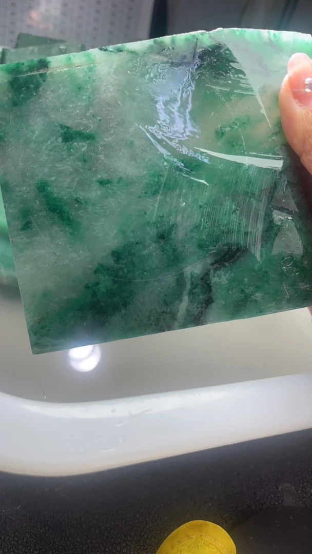 定制天然非洲翠手镯