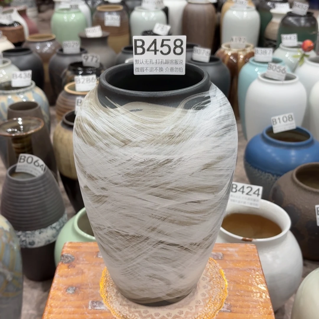 摆件陶瑕疵458 景德镇陶瓷高27口9.5