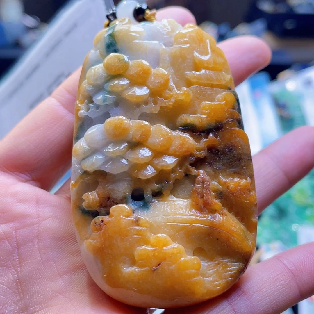 颈饰未镶嵌翡翠一